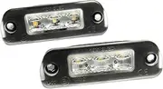 FIQOME 2x LED Licence Number Plate Light White Canbus, for MB W164 X164 W251 oil M GL R Class Car Number Plate Led Light