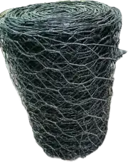 PVC Coated 40mm hexagonal Chicken Mesh Heavy Duty Black Galvanized wire