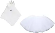 [Generic] Bride Geese Outfit | Garden Geese Outfits,Garden Statue Decoration Costume for Wedding Yard Outdoor Patio Outside Display Decor