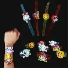 12Pack Halloween Party Favors for Kids LED Light Up Bracelet Flashing Glow Dark_