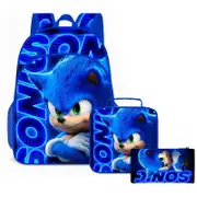 3Pcs School Bag Cartoon Backpack Pencil Bag Handbag Set for Kids