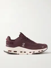 [ON] ON - Cloudnova Form 2 Felt And Rubber-trimmed Mesh Sneakers - Burgundy - US6 US 6 Burgundy