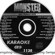 80's FEMALE HITS Karaoke CD+G MONSTER HITS VOL-1130 PAT BENATAR+ In White Sleeve