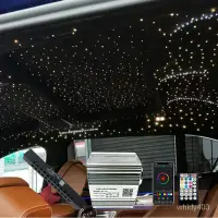 在飛比找蝦皮商城精選優惠-汽車星空頂改裝車內飾頂棚改裝星空燈閃爍LED流星車載光縴燈多