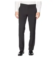 Kenneth Cole Reaction Men's Techni Cole Stretch Pants Grey Check Size 38X34 1358
