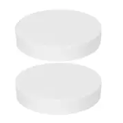 2 Pcs Foam Painting Board Circles Crafts Polystyrene Disc Modeling