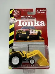 MAISTO-TONKA- #14 OF 50-FRONT END LOADER-YELLOW- SEALED ON CARD-1999