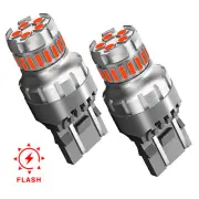 W21W LED Red Brake light Tail light light Parking Flash Strobe 2PCS (for: Mitsubishi)