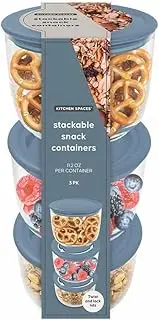 Stackable Snack containers 3pk