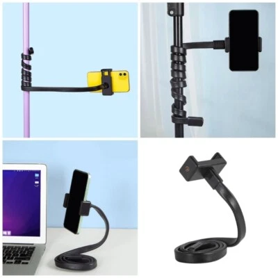 Flexible 360 Bed Desk Holder Mount Clip Stand with 1/4 Threaded