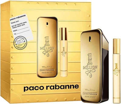Paco Rabanne Men's One Million 2 Pieces Gift Set (Eau de Toilette 100 ml, Eau...