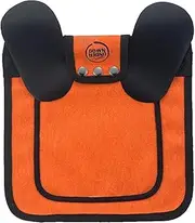 DOWN UNDER OUTDOORS Premium Extra Large Chicken Saddle, Adjustable Straps to Suit Very Large hens, Poultry Saver, Protector, Apron, Including Shoulder Cover (Orange)