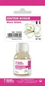 Skin Scented Candle Musk White 27 ML