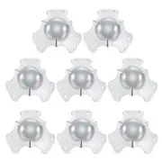 66x66x66mm Metal Box Corner Protectors Box Edge Guard Chrome Plating 8pcs