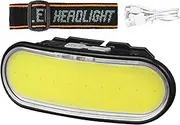 Rechargeable Headlamp, Rechargeable Headlamp | Adjustable LED Flashlight | Portable Headband Torch Water Resistant Rechargeable Headlamp for Camping Equipment for Work and Work