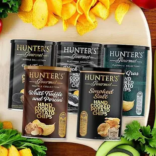 Hunter's Gourmet 亨特 手工洋芋片(150g) 黑松露味／魚子醬味／鵝肝味 款式可選【小三美日】 DS016400