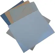 STOBOK Silicon Carbide Sandpaper Sheets Fine Grit Sanding Sheets for Wood Metal Automotive Wet Dry Sandpaper Assortment Grit