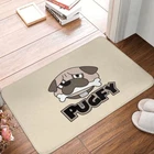 Shiba Doormat Bath Mat Pugfy Hallway Carpet Welcome Rug Indoor Decorative