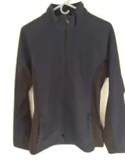 Men's Spyder Outbound Full Zip Core Mid Weight Sweater Jacket Ski Blue Size L