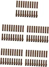 Kisangel 5sets Versatile Wreath Making Supplies Stainless Steel Eye Screws Eye Hooks Bolts for Christmas Weddings Home Decor 20pcs*5