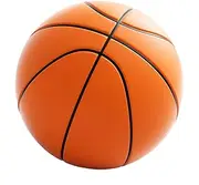 silents Basketball, Indoor Basketball Foam Sportsball, 21/24cm PU silents, 3D Texture, High-Density Foam Ball, Quiet Bounce