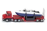 Siku - Low Loader With Boat Transport Load-up