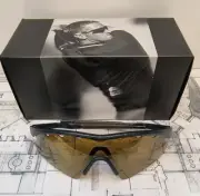 NIB Oakley Gen II M Frame Golf Gold Mine / Vented Gold Iridium Sweep 06-568