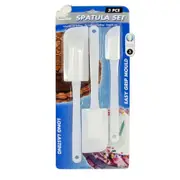 Ozoffer Set of 3 Kitchen Craft Ultra Flexible Bowl Scraper Mixing & Spreading Spatula