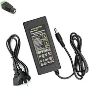 Universal AC DC Power Supply Adapter Charger (AC 100-240V to DC 24V 5A Plug 5.5x2.1mm) for Household Electronics, Router, Speaker, Tablet, LED Strips, Webcam, Camera, USB Hub, TV Box, and More