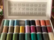 Kenmore Embroidery Thread LOT of 29 Spools - 200 m per spool Made in Japan