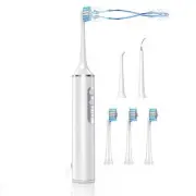 Water Dental Flosser with Electric Toothbrush, Teeth Cleaning Kit with 4 Mode...