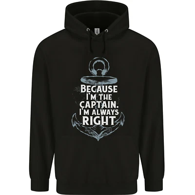 Sailing Captain Narrow Boat Barge Sailor Childrens Kids Hoodie