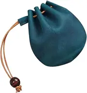[LIFKOME] Mini Leather Coin Pouch Small Bag Pouch for Change Keys Receipts Vintage Style Lightweight