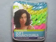 NEW IN SEALED BAG CONAIR 48 FOAM ROLLERS SOFT BOUNCY CURLS COMFORTABLE FOR SLEEP