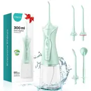 Water Dental Flosser Pick for Teeth 4 Modes Cordless Portable 300ML Larger Ta...