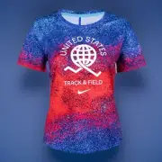 $40 Women’s Sz XL Nike Miler Team USA Edition Running Top Dri-Fit Track & Field