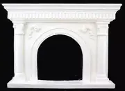 MINIATURE DOLLHOUSE 1:12 SCALE UNIQUE MINIATURES ARCHED FIREPLACE - UMF21