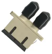Ultra Spec Cables Fiber Optic Adapter SC-ST Multimode Duplex