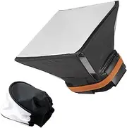 Portable P graphy Flash Softbox + Universal Cloth Soft Flash Bounce Diffuser Repla ent for Olympus DSLR lite Flash Multicolor445 Softbox & Diffuser