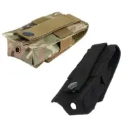 Tactical Flashlight Torch Cases Belt Holster Military Holder Case Pouch Bag Pack