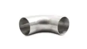 Vibrant 3.0in OD 4.33in Tangent Length T304 SS 90 Deg Mandrel Bend w/Extended Le