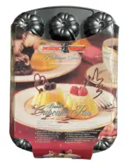 Nordic Ware Platinum Series Cast Aluminum Bakeware Mini Bundt Cupcake Pan
