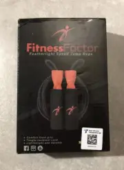 Fitness Factor Featherlight High Speed Jumprope Comes With Instruction Guide