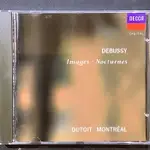 法國印象派大師/DEBUSSY德布西-映像（吉格舞曲/伊貝利亞/春之輪旋曲）夜曲 DUTOIT杜特華/指揮 1990年老