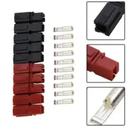 Multi Purpose Red and Black 30 Amp 600V Marine Power Connector 5 Pairs