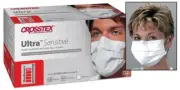 Crosstex Mask Level 3 Ultra Sensitive Earloop Mask White GCFCXS