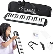 Melodica Instrument for Children, Melodica 32 Keys | Wind Instrument Air Keyboard Piano - Air Piano with Carrying Bag, Harmonic Instrument, 32 Keys Keyboard for Principia