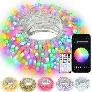 Echosari Smart String Lights RGB Color Changing IC 100 LED Christmas String...