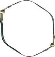 Internal Flex Purse Frame 3-1/2" Gold & Silver