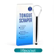 Stainless Steel Tongue Scraper-Oral Tool to Remove Bad Breath and Fresh Breath
